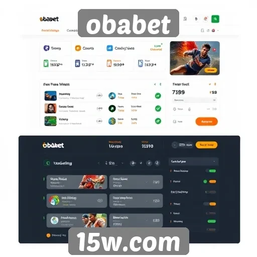Análise da interface do usuário no site obabet
